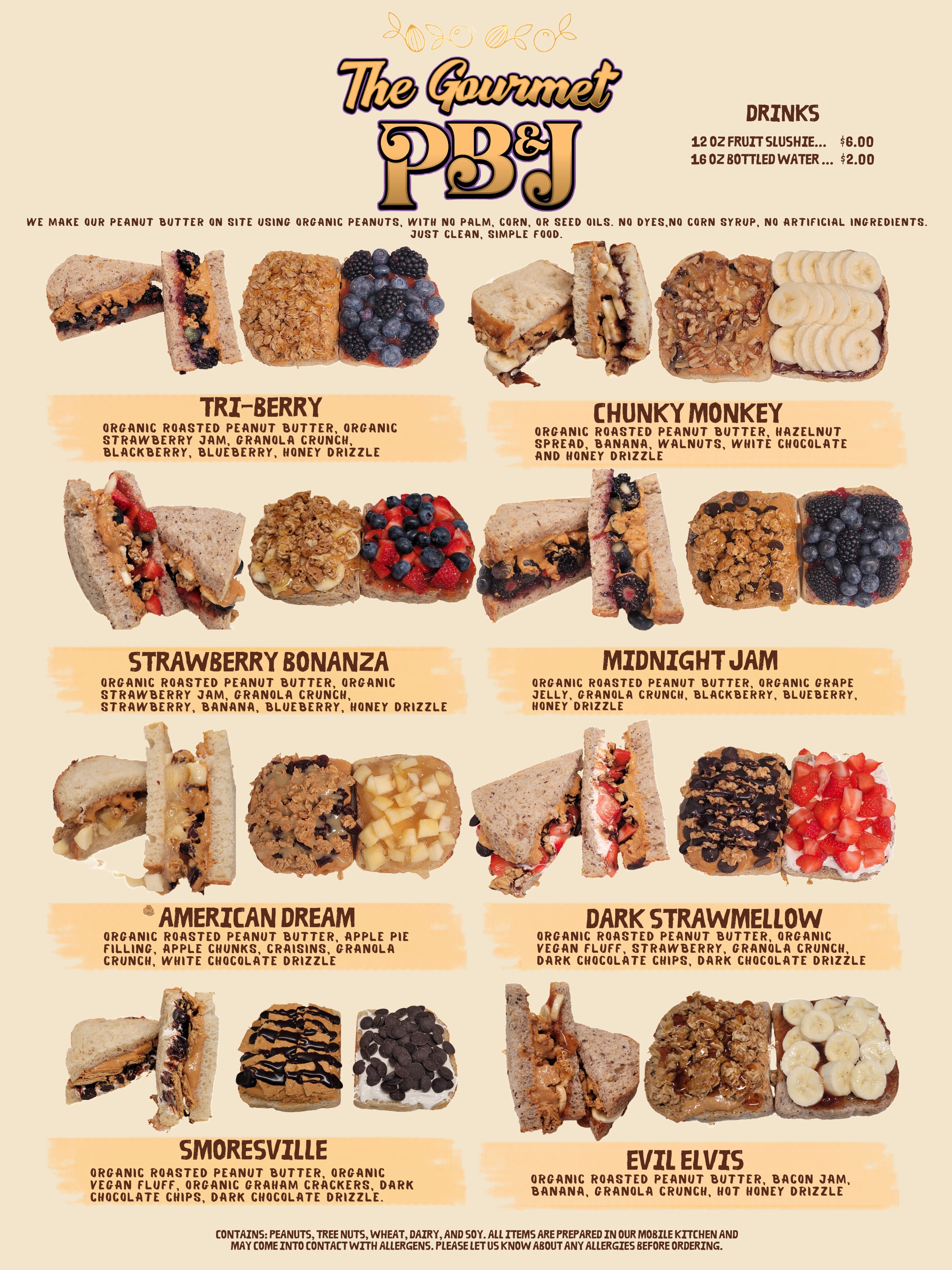 Home of the Gourmet Peanut Butter and Jelly